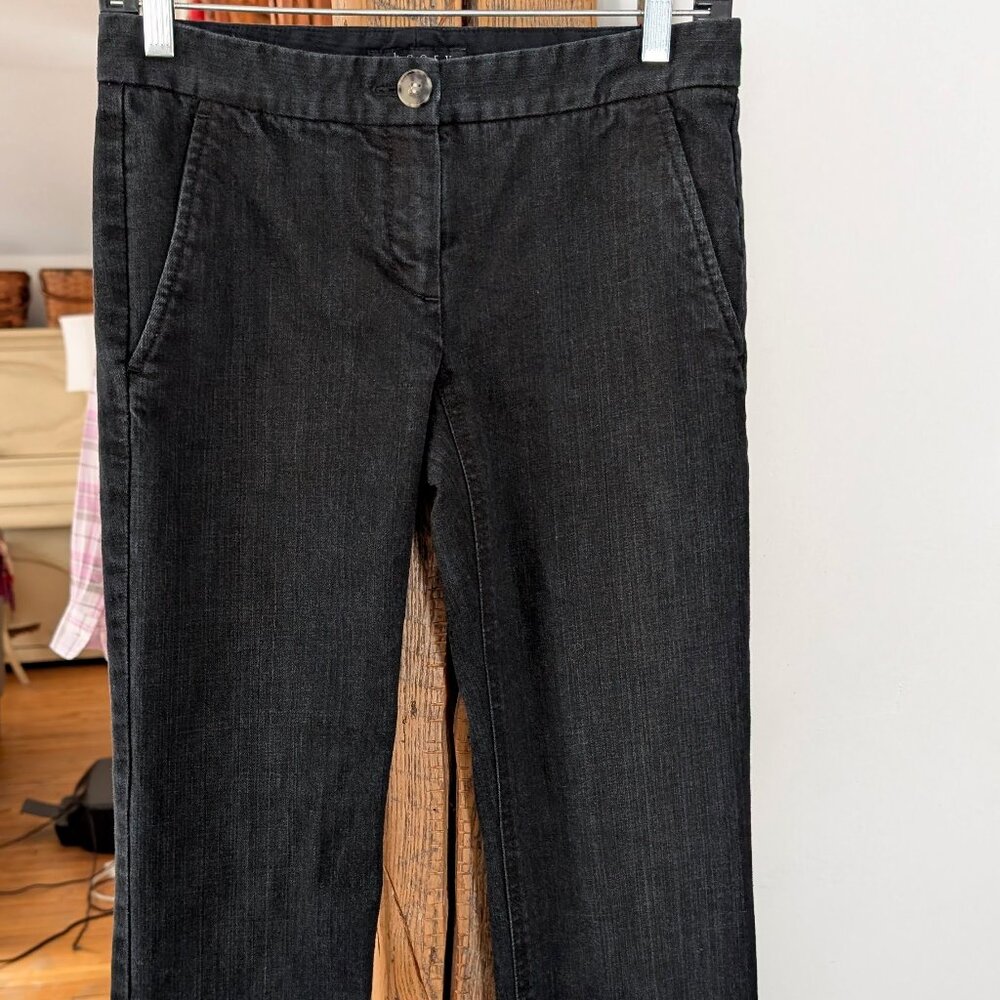 Theory Women's Trouser Style Jeans in Charcoal Style "Rosel D"